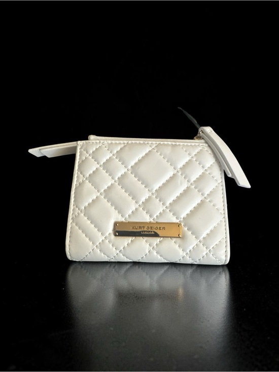 Kurt Geiger Handbags - Kurt Geiger Quilted Leather Bifold - Double Zip wallet NIB